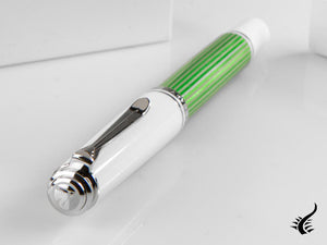 Pelikan Souveran M605 Green-White Fountain Pen, Special edition, 818209