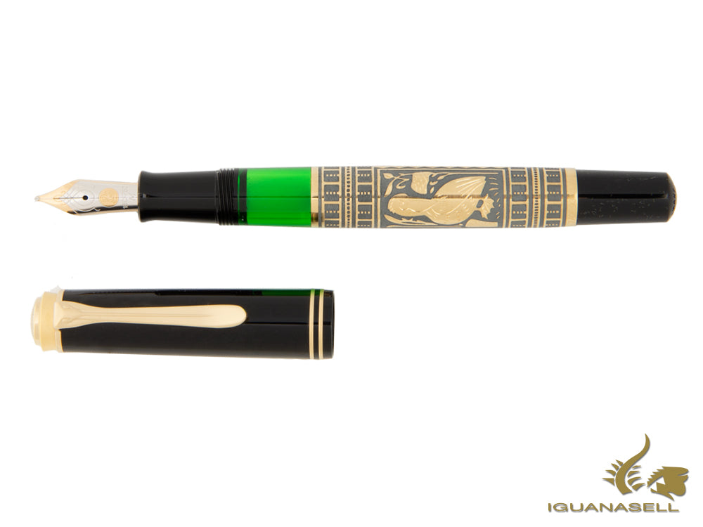 Pelikan Toledo M700 Fountain Pen, Gold Plated Silver, 927822, Special Ed