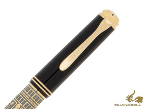 Pelikan Toledo M700 Fountain Pen, Gold Plated Silver, 927822, Special Ed