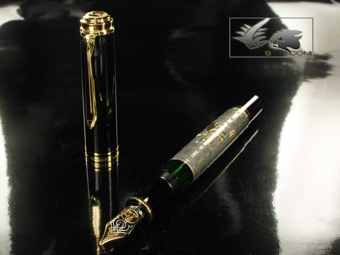 Pelikan Toledo M900 Fountain Pen, Gold, Resin, 921387