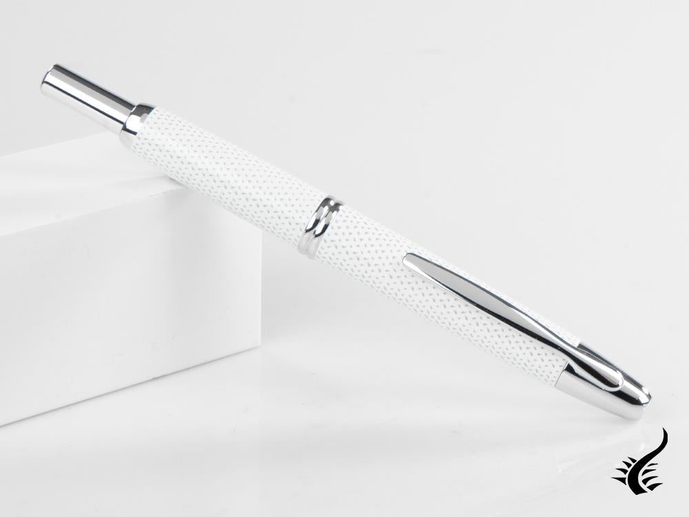 Pilot Capless Carbonesque Fountain Pen, White, FK-1500-GRAF-WHITE