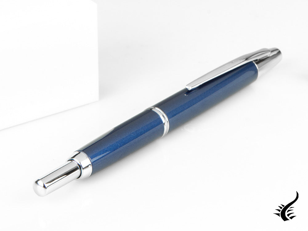 Pilot Capless Decimo Fountain Pen, Lacquer, Blue, FK-1500D-RH-BLUE