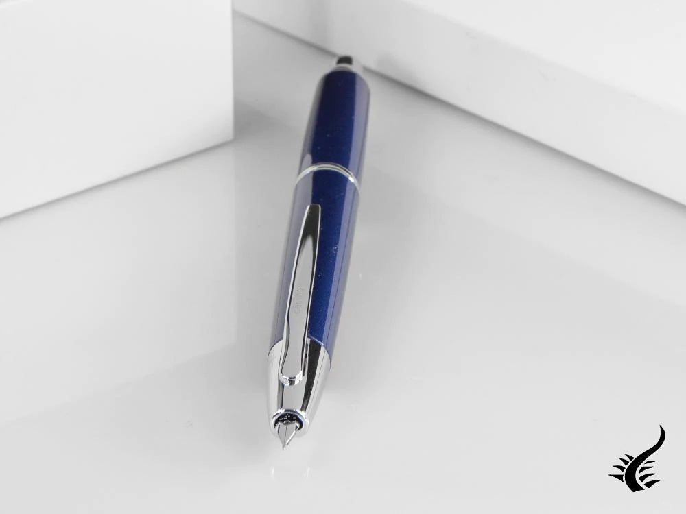 Pilot Capless Decimo Fountain Pen, Lacquer, Blue, FK-1500D-RH-BLUE