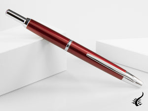 Pilot Capless Decimo Fountain Pen, Lacquer, Chrome, Red, FK-1500D-RH-RED