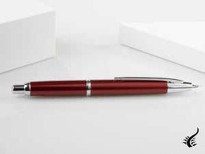 Pilot Capless Decimo Fountain Pen, Lacquer, Chrome, Red, FK-1500D-RH-RED