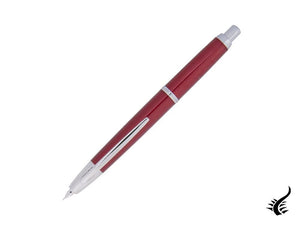 Stylo plume Pilot Capless Decimo, laque, chrome, rouge, FK-1500D-RH-RED