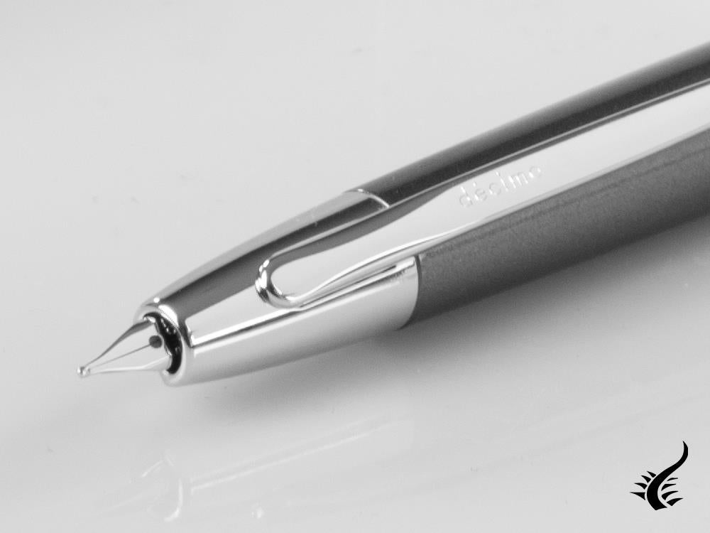 Pilot Capless Decimo Fountain Pen, Lacquer, Grey, FK-1500D-RH-GREY