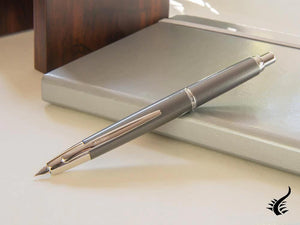 Pilot Capless Decimo Fountain Pen, Lacquer, Grey, FK-1500D-RH-GREY