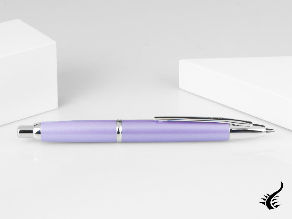 Pilot Capless Decimo Fountain Pen, Lacquer, Mauve, FK-1500D-RH-MAUVE