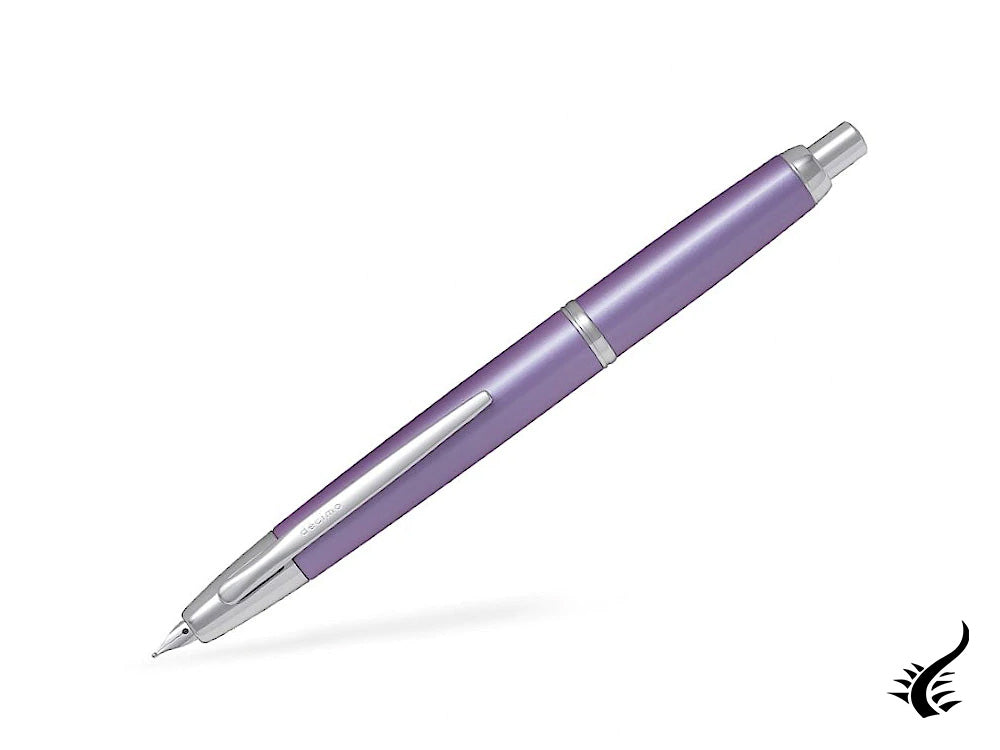 Pilot Capless Decimo Fountain Pen, Lacquer, Mauve, FK-1500D-RH-MAUVE