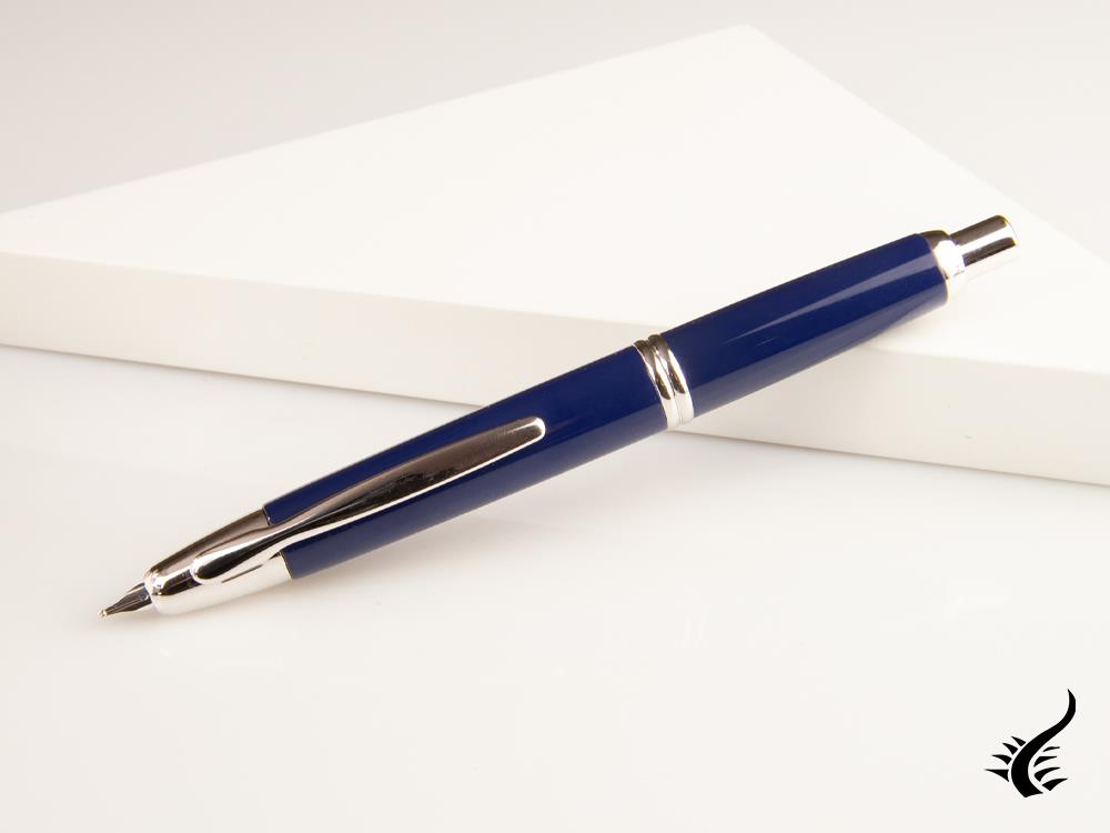 Stylo plume sans capuchon Pilot, bleu, chrome, FK-1500-RH-BLUE