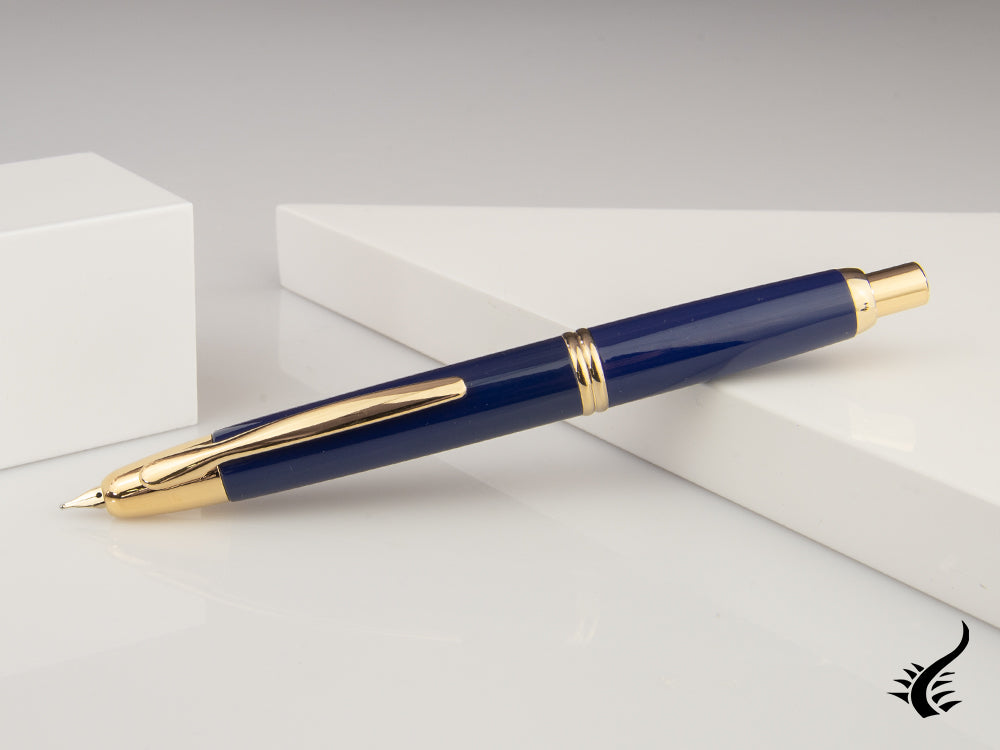 Pilot Capless Fountain Pen Blue, Gold, FK-1500-AU-BLUE