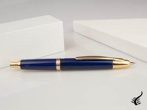 Stylo plume sans capuchon Pilot bleu, or, FK-1500-AU-BLUE