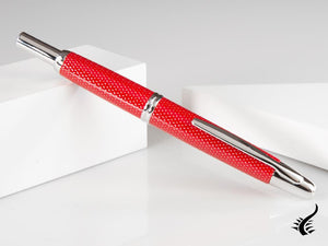 Stylo plume Pilot Capless, fibre de carbone, attributs rhodiés, rouge