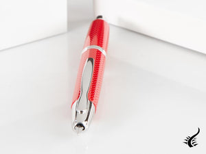 Pilot Capless Fountain Pen, Carbon fibre, Rhodium trim, Red