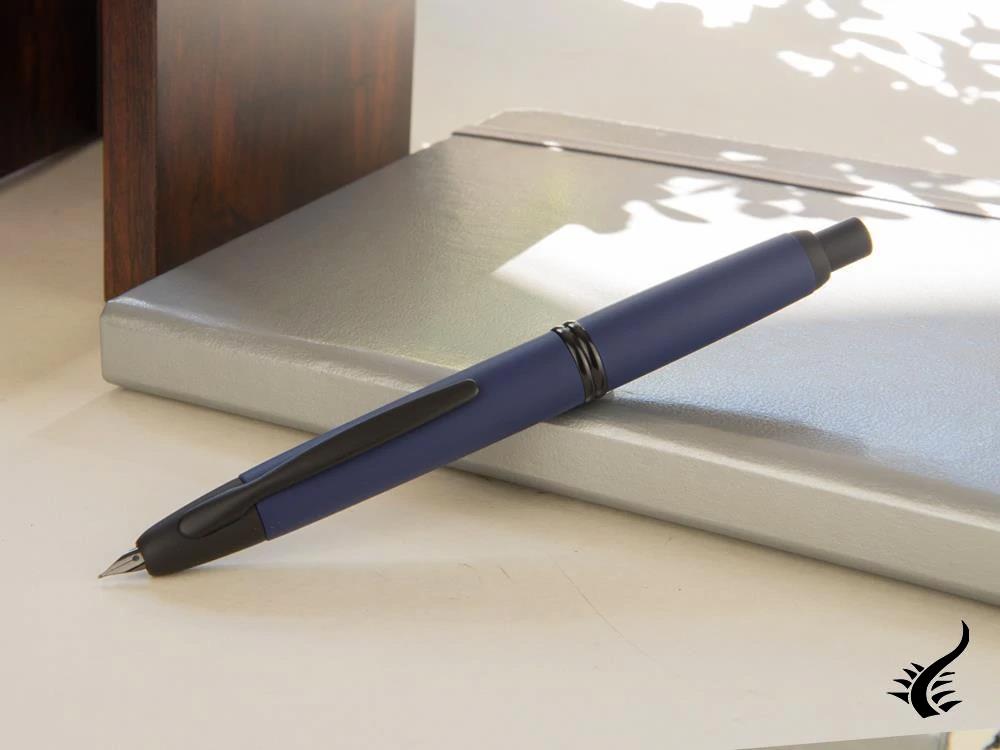Stylo plume sans capuchon Pilot, laque, bleu mat, FK-1800-BLUE-MATT