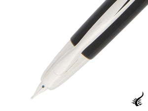 Stylo plume Pilot Capless, laque, attributs rhodiés, noir