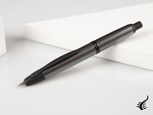 Pilot Capless Fountain Pen, Satin brass trim, Grey matt