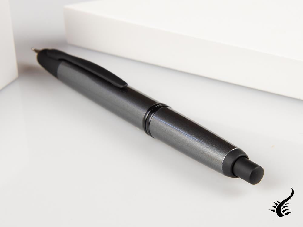 Pilot Capless Fountain Pen, Satin brass trim, Grey matt