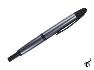 Stylo plume Pilot Capless, attributs en laiton satiné, gris mat