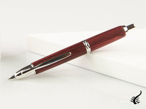 Pilot Capless Wooden Fountain Pen, Birch wood, Red, FC-2500RR-R