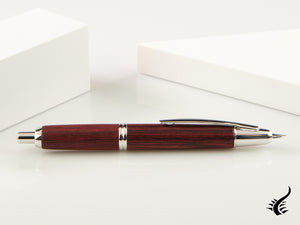 Stylo plume en bois Pilot Capless, bouleau, rouge, FC-2500RR-R