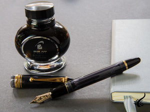 Pilot Custom 823 Fountain Pen, Acrylic Resin, Gold trim, Black, NC823N