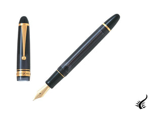 Pilot Custom 823 Fountain Pen, Acrylic Resin, Gold trim, Black, NC823N