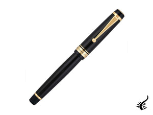 Stylo plume Pilot Custom 845, ébonite, attributs dorés, noir, NC845N