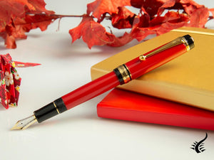 Stylo plume Pilot Custom 845 Red, laque ébonite et Urushi, FKV-5MR-R