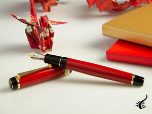 Stylo plume Pilot Custom 845 Red, laque ébonite et Urushi, FKV-5MR-R