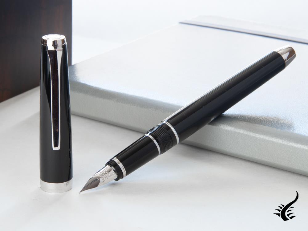 Stylo plume Pilot Falcon, noir, plume flexible, Falcon-Black