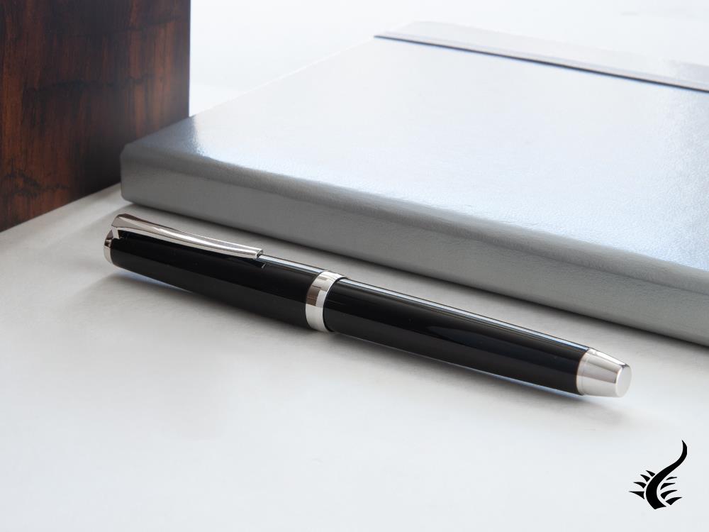 Stylo plume Pilot Falcon, noir, plume flexible, Falcon-Black