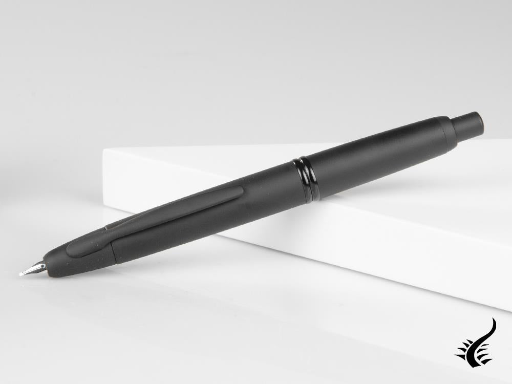 Pilot Fountain Pen Retractable Black Matte Capless