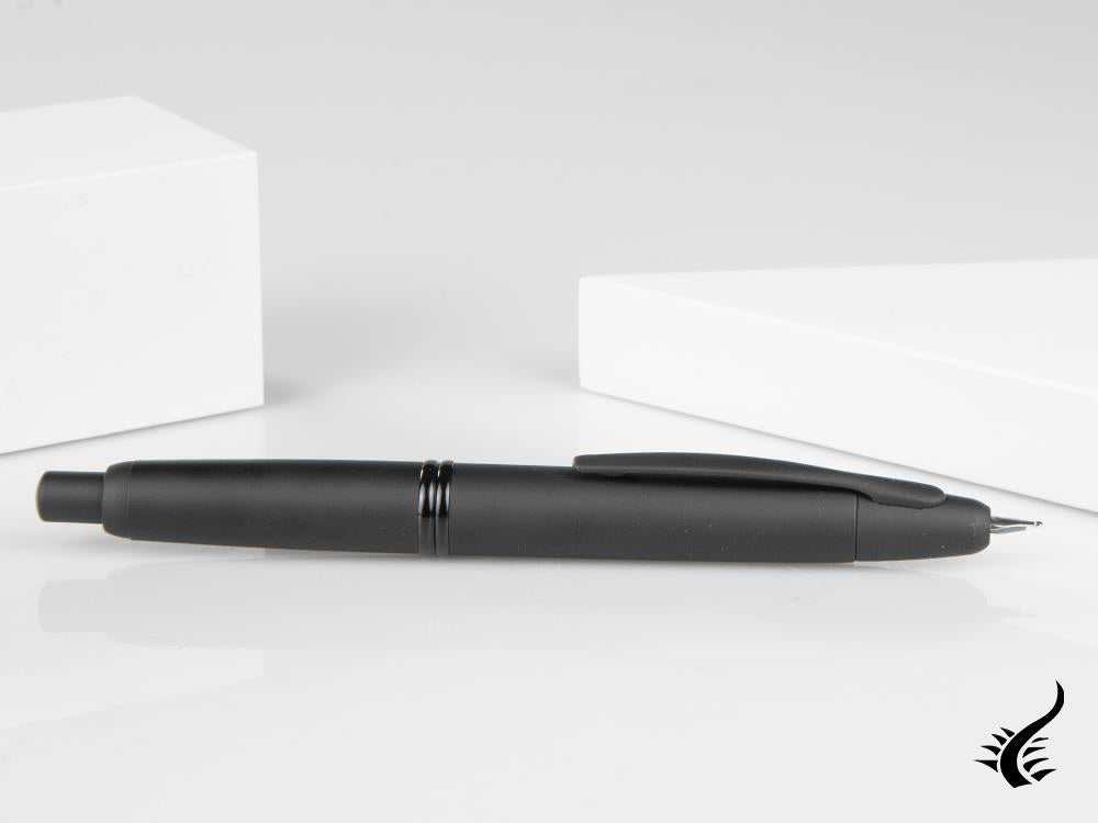 Pilot Fountain Pen Retractable Black Matte Capless