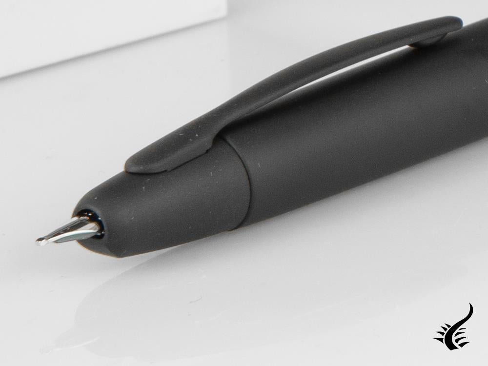 Stylo plume Pilot rétractable noir mat sans capuchon