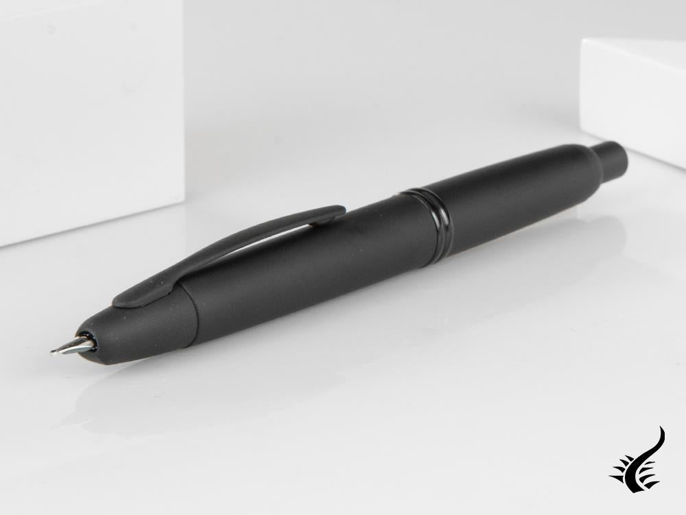 Pilot Fountain Pen Retractable Black Matte Capless