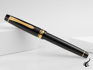 Pilot Justus 95 Fountain Pen, Resin, Gold plated, Black, FJ-3MR-NB-NT