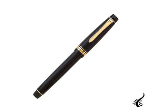 Pilot Justus 95 Fountain Pen, Resin, Gold plated, Black, FJ-3MR-NB-NT