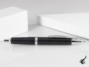 Pilot Retractable Fountain Pen Carbonesque Black  "Capless"