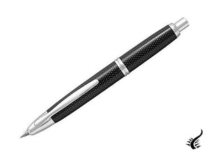 Pilot Retractable Fountain Pen Carbonesque Black  "Capless"