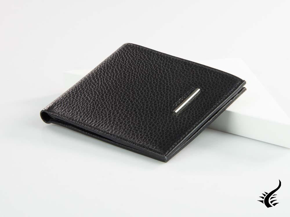 Piquadro Modus Wallet, Leather, Black, 12 Cards, PU1241MO/N