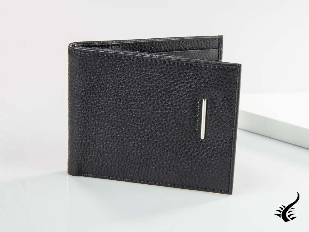 Piquadro Modus Wallet, Leather, Black, 12 Cards, PU1241MO/N