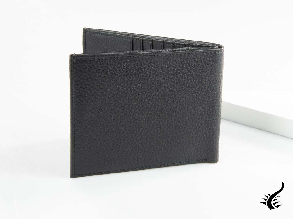 Piquadro Modus Wallet, Leather, Black, 12 Cards, PU1241MO/N