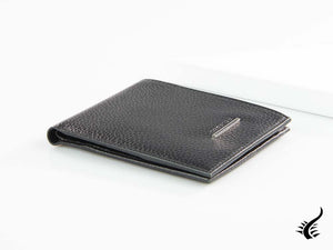 Piquadro Modus Wallet, Leather, Black, 12 Cards, PU1241MO/N