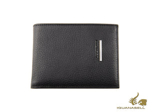 Piquadro Modus Wallet, Leather, Black, 4 Cards, Coin case, PU257MO/N