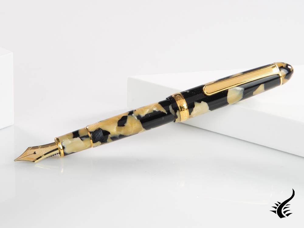 Platinum Celluloid Fountain Pen  Calicó Gold Trims - PTB-30000S-67