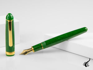 Platinum Celluloid Fountain Pen Jade -Gold Plated Trims- PTB-30000S-45