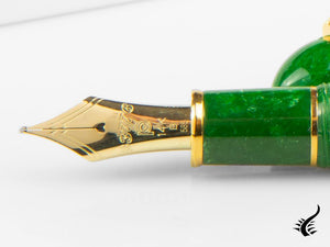 Platinum Celluloid Fountain Pen Jade -Gold Plated Trims- PTB-30000S-45