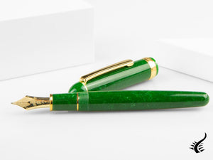 Platinum Celluloid Fountain Pen Jade -Gold Plated Trims- PTB-30000S-45